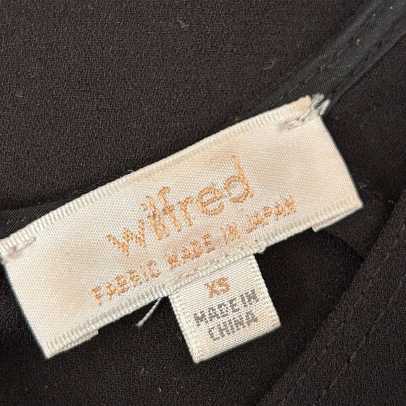 Aritzia Wilfred fabric made in Japan Black Tank Top, size XS - Picture 5 of 6